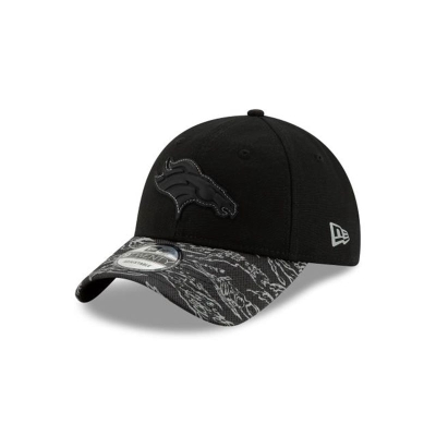 Denver Broncos Gorra | New Era NFL Tiger Flect 9twenty Adjustable Cap Mexico - Negros